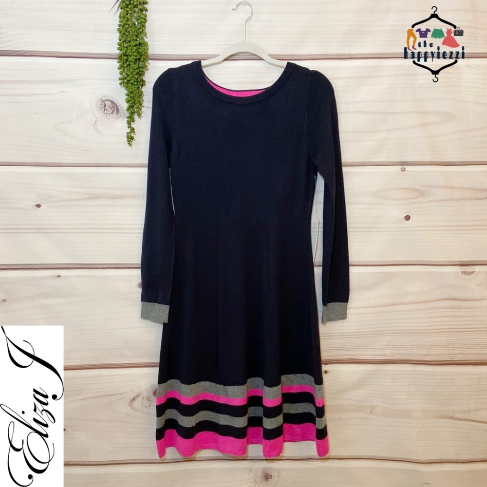 Eliza J Fit and Flare Sweater Dress S